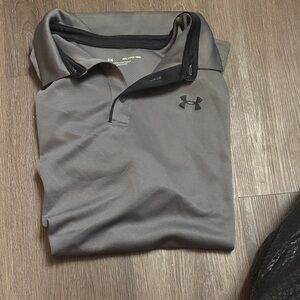 Under Armour Men's Charcoal Polo Shirt